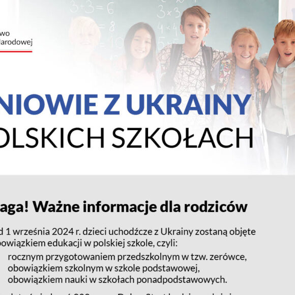 Uczniowie z Ukrainy w polskich szkołach