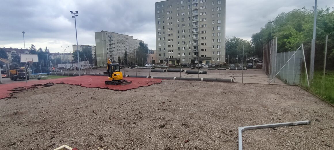 Remont orlika na Osiedlu Zielonym