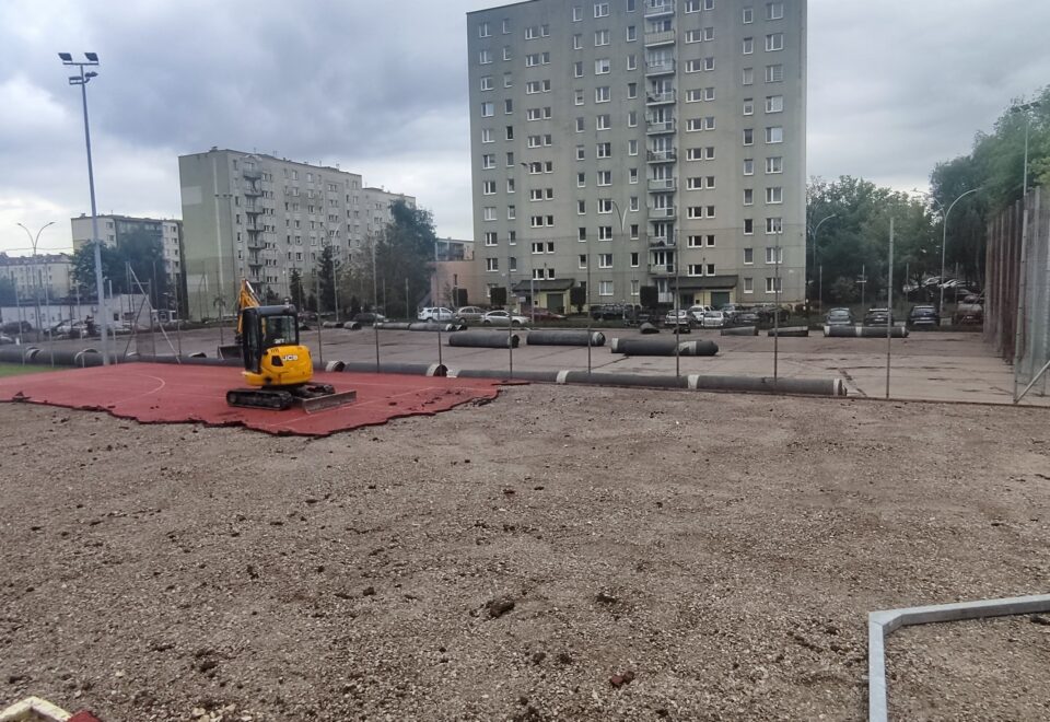 Remont orlika na Osiedlu Zielonym