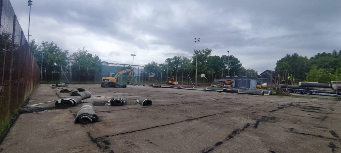 Remont orlika na Osiedlu Zielonym