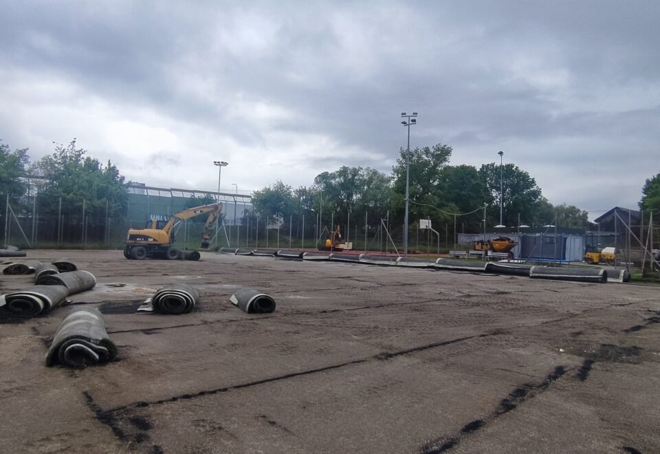 Remont orlika na Osiedlu Zielonym